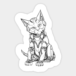 Robo Kitten Sticker